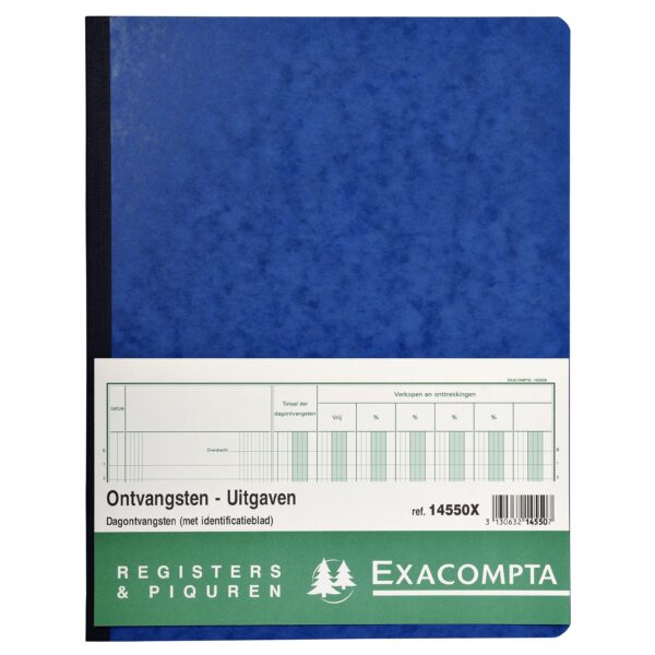 Register Piqure dagontvangsten 320x250mm 80vel assorti