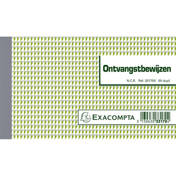 Kasboek Exacompta Manifold ontvangstbewijs dupli 50vel NL
