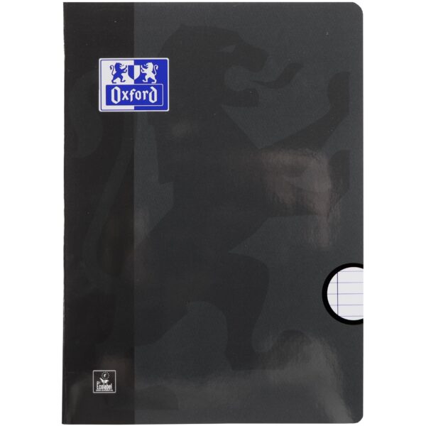 Schrift Oxford School A4 lijn 72 pagina&apos;s 80gr zwart