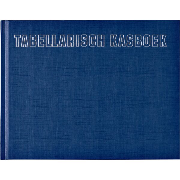 Kasboek tabellarisch 210x160mm 96blz 8 kolommen blauw | 10 stuks