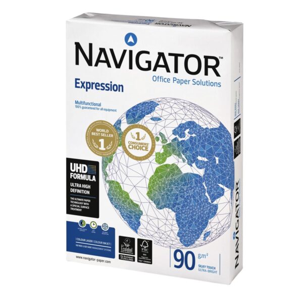 Kopieerpapier Navigator Expression A3 90gr wit 500 vel | 5 stuks
