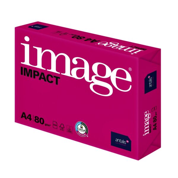 Kopieerpapier Image Impact A4 80gr wit 500 vel | 5 stuks