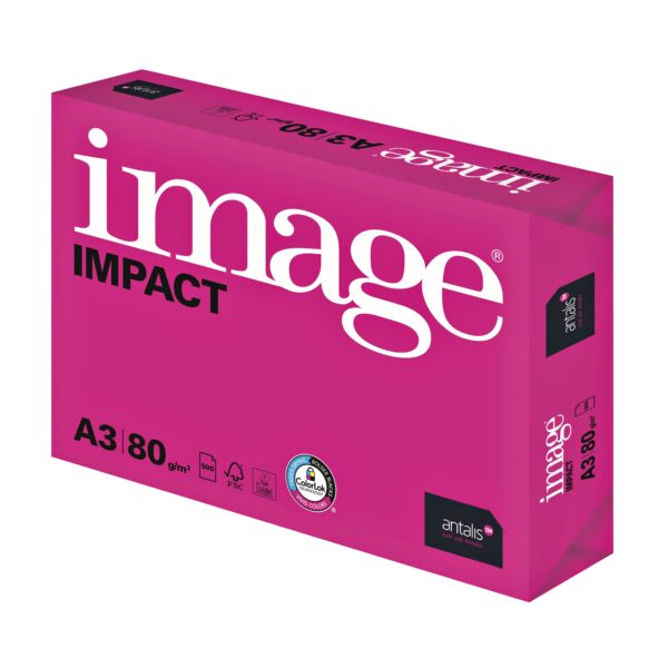 Kopieerpapier Image Impact A3 80gr wit 500 vel | 5 stuks