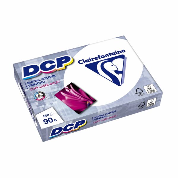 Laserpapier Clairefontaine DCP A4 90gr wit 500 vel | 5 stuks