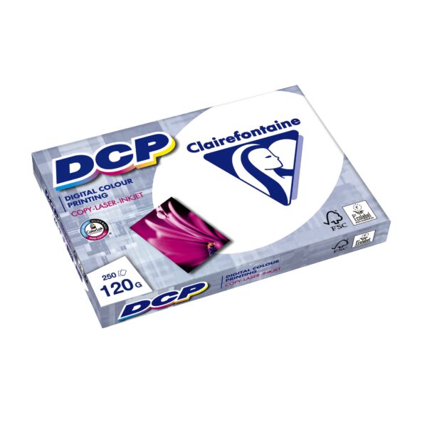 Laserpapier Clairefontaine DCP A4 120gr wit 250 vel | 5 stuks