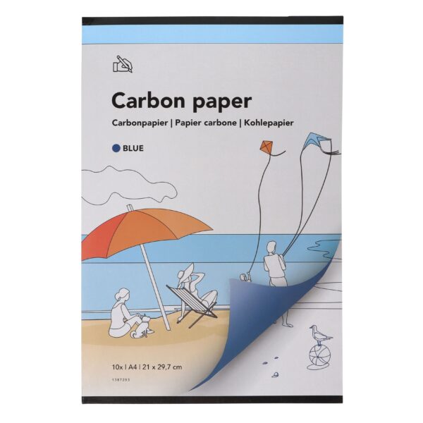 Carbonpapier Qbasic A4 21x29,7cm 10x blauw