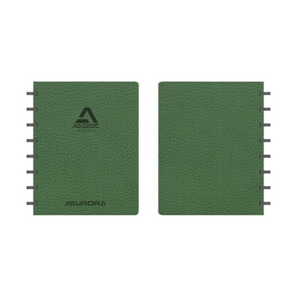 Schrift Adoc Business A5 ruit 5x5mm 144 pagina&apos;s 90gr groen