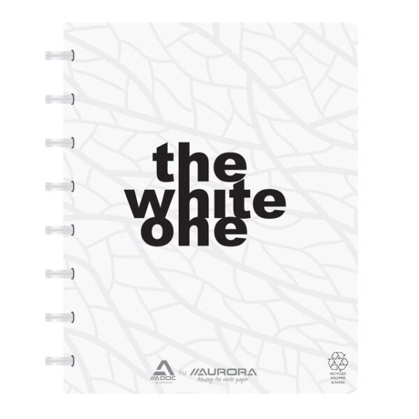 Schrift Adoc Recycled A5 blanco 144 pagina&apos;s 80gr wit