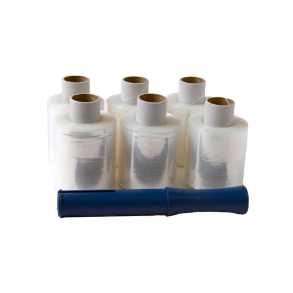 Wikkelfolie IEZZY 100mmx250m met afroller 6 rollen | 4 stuks