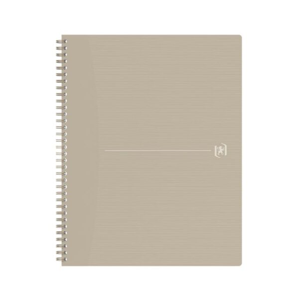 Spiraalblok Oxford Origin A4+ lijn 140 pagina&apos;s 80gr zand | 5 stuks
