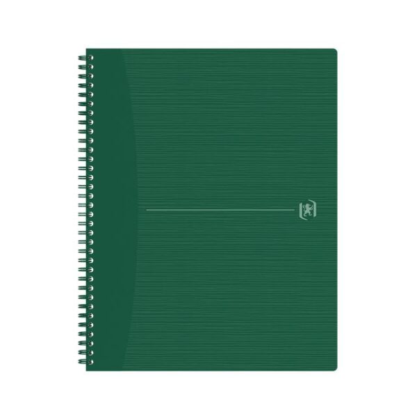 Spiraalblok Oxford Origin A4+ lijn 140 pagina&apos;s 80gr groen