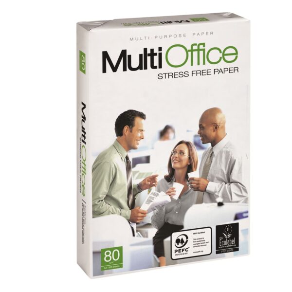 Kopieerpapier MultiOffice A4 80gr wit 500 vel | 5 stuks