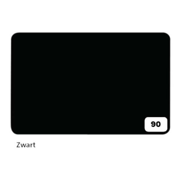 Fotokarton Folia 2-zijdig 50x70cm 300gr nr90 zwart | 10 stuks