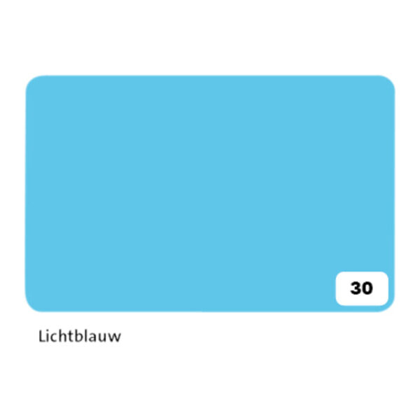 Fotokarton Folia 2-zijdig 50x70cm 300gr nr30 lichtblauw | 10 stuks