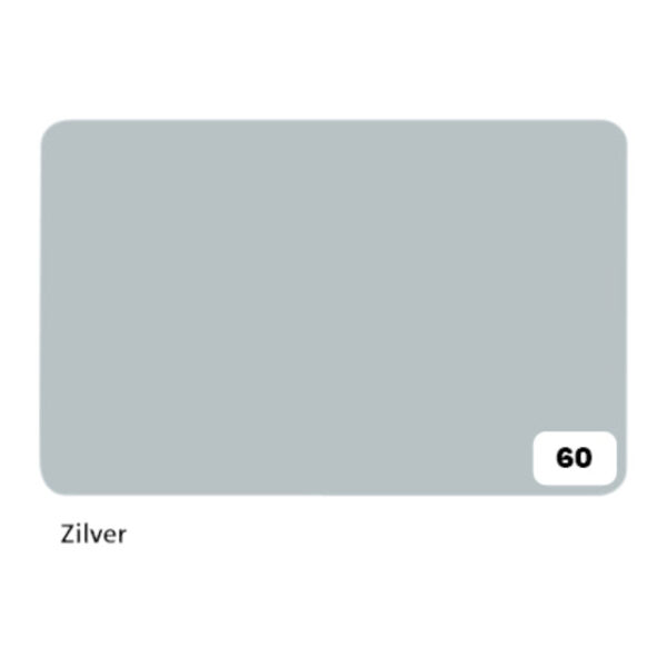 Fotokarton Folia 2-zijdig 50x70cm 300gr nr60 zilver | 10 stuks