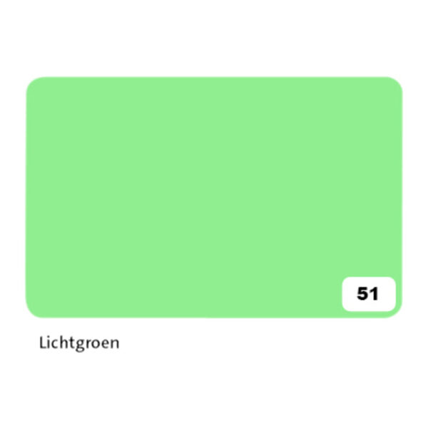 Fotokarton Folia 2-zijdig 50x70cm 300gr nr51 lichtgroen | 10 stuks