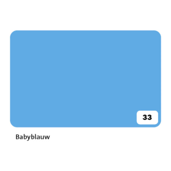 Fotokarton Folia 2-zijdig 50x70cm 300gr nr33 babyblauw | 10 stuks