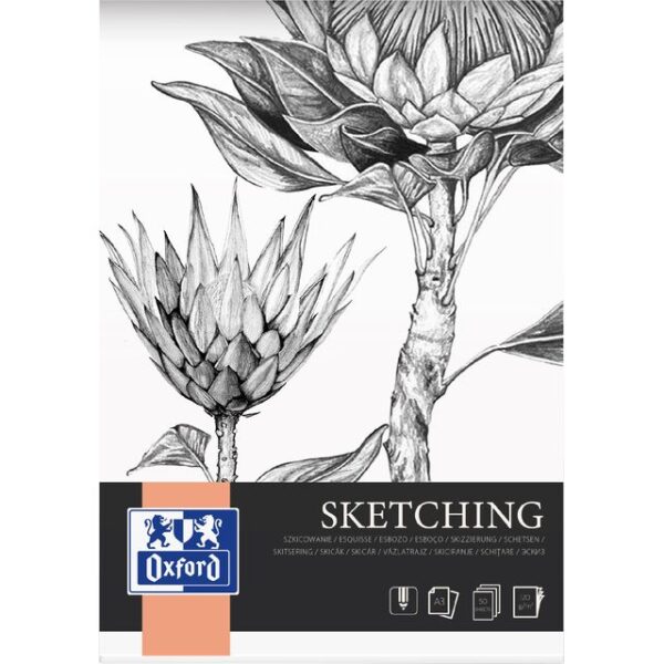 Tekenblok Oxford Sketching A3 50 vel 120 gram | 5 stuks