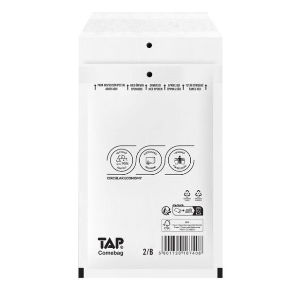 Envelop TAP Comebag luchtkussen nr12 140x220mm 200 stuks
