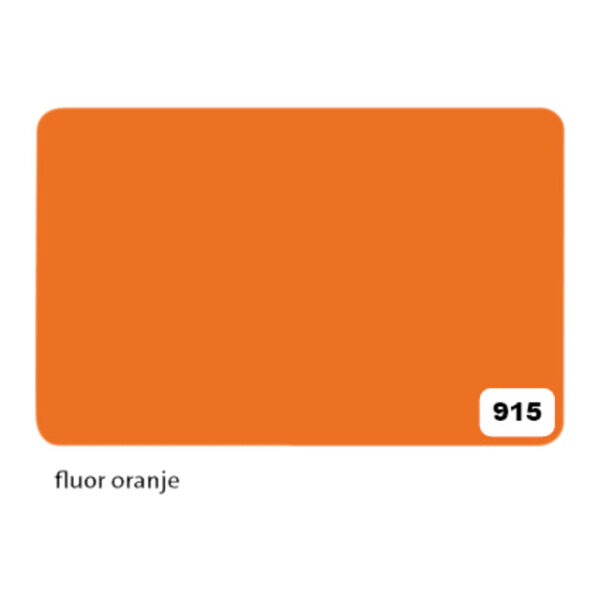 Etalagekarton Folia 1-zijdig 48x68cm 380gr nr915 lichtoranje | 10 stuks
