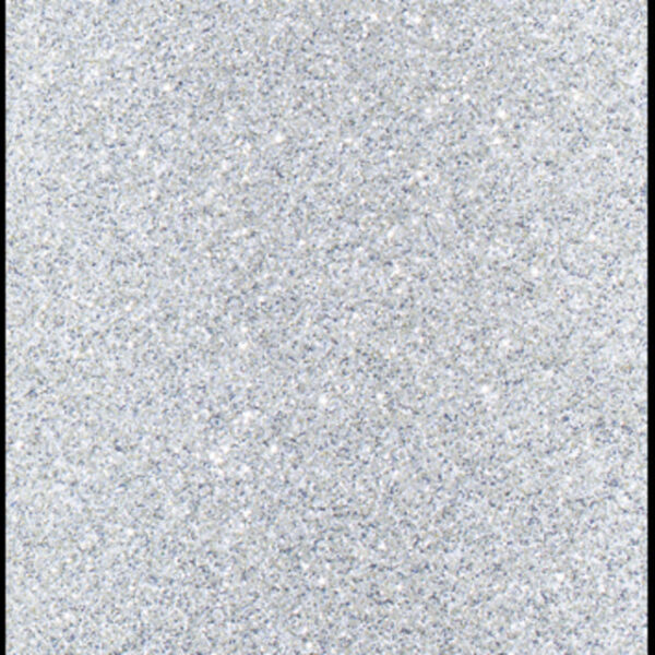 Glitterkarton Folia 50x70cm 300gr 5 vel zilver