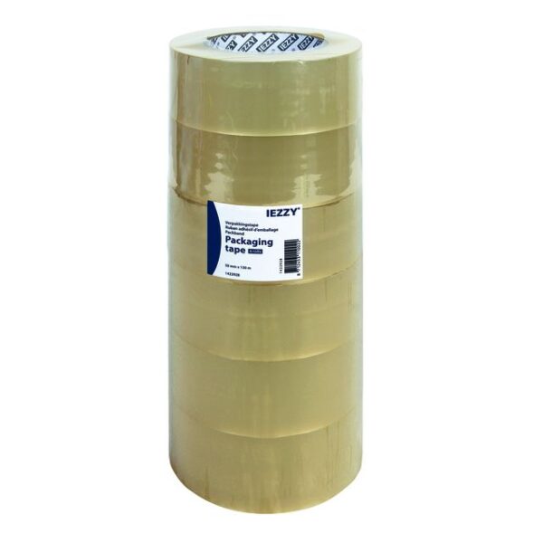 Verpakkingstape IEZZY PP 50mmx150m (Jumbo) transparant 6 rollen