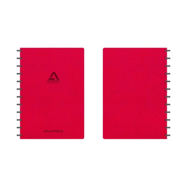 Schrift Adoc Business A4 ruit 5x5mm 144 pagina&apos;s 90gr rood | 10 stuks