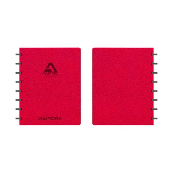 Schrift Adoc Business A5 lijn 144 pagina&apos;s 90gr rood