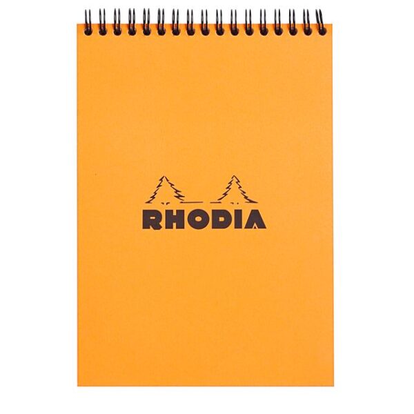 Spiraalblok Rhodia A5 lijn 160 pagina&apos;s 80gr oranje