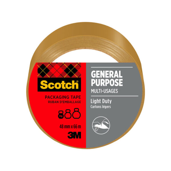 Verpakkingstape scotch 4501b66 48mmx66m bruin | 12 stuks