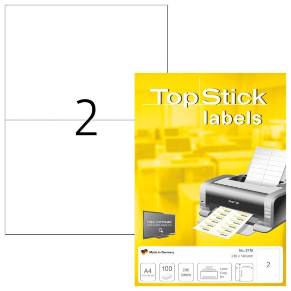 Etiket Office 210x148mm 200 stuks