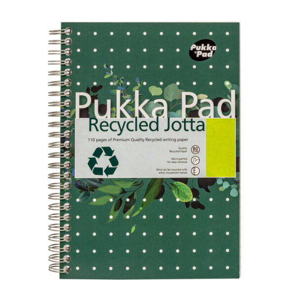 Notitieboek Pukka Pad Jotta A5 lijn 110 pagina&apos;s 80gr groen