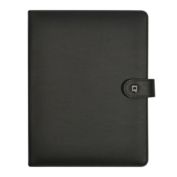 Schrijfmap DESQ voor tablet 7"-10" met sluitclip zwart