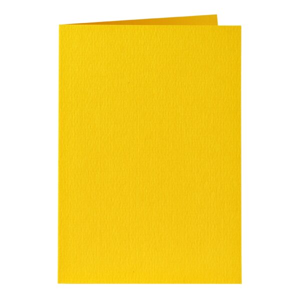 Correspondentiekaart Papicolor dubbel 105x148mm dottergeel pak à 6 stuks