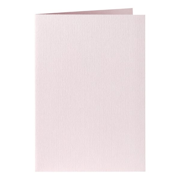 Correspondentiekaart Papicolor dubbel 105x148mm lichtroze pak à 6 stuks
