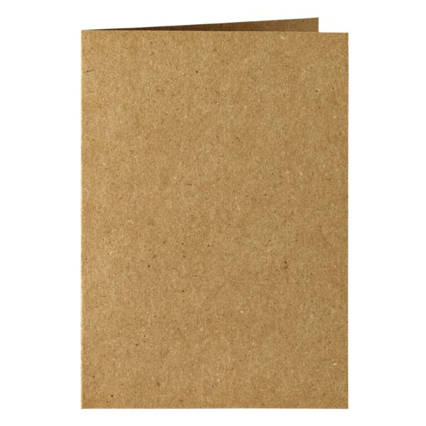 Correspondentiekaart Papicolor dubbel 105x148mm bruin pak à 6 stuks