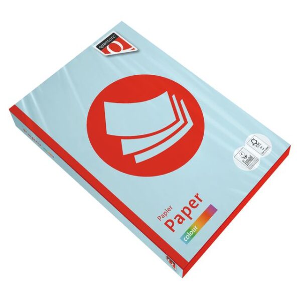 Kopieerpapier Quantore Colour A4 160gr lichtblauw 250 vel | 5 stuks