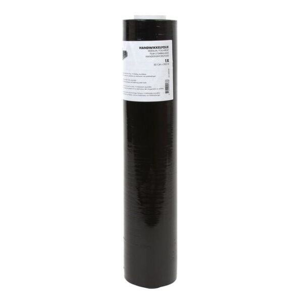 Wikkelfolie IEZZY 500mmx300m 20mu zwart | 6 stuks