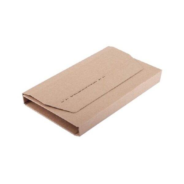 Wikkelverpakking IEZZY A4 met zelfklevende strip bruin | 30 stuks