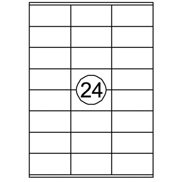 Etiket Quantore 70x36mm 2400 stuks