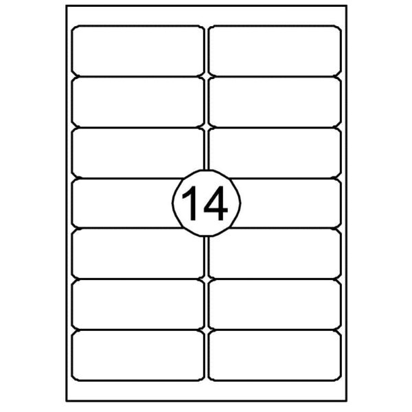 Etiket Quantore 99.1X38.1mm 210 stuks