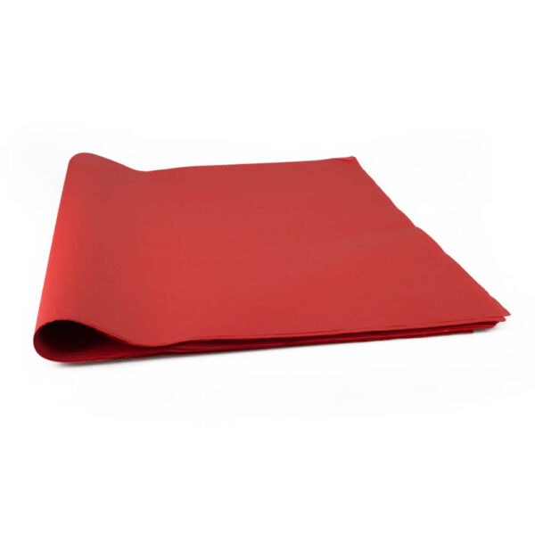 Vloeipapier rood 50 x 75 cm 28 gram/m2