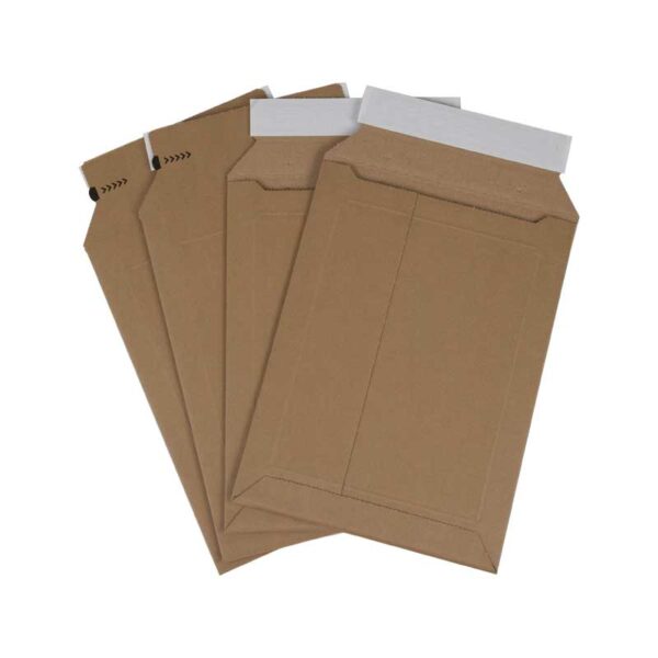 Golfkartonnen enveloppen 187 x 278 mm bruin | 25 stuks
