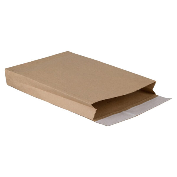 Kraftpapier verzendzakken bruin 360 x 100 x 560 mm 100 gram/m2