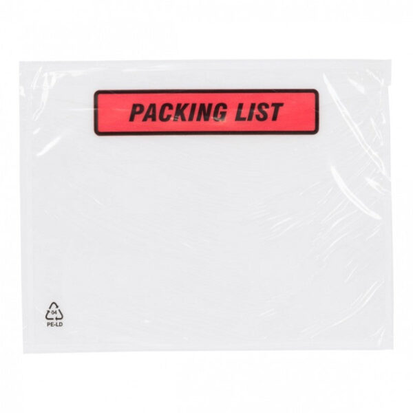 Paklijstenvelop &apos;packing list&apos; 220 x 160 mm c5 formaat