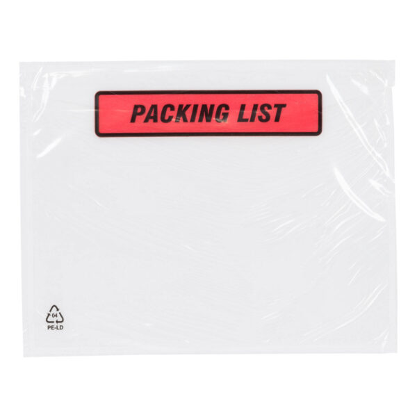 Paklijstenvelop &apos;packing list&apos; 160 x 115 mm c6 formaat