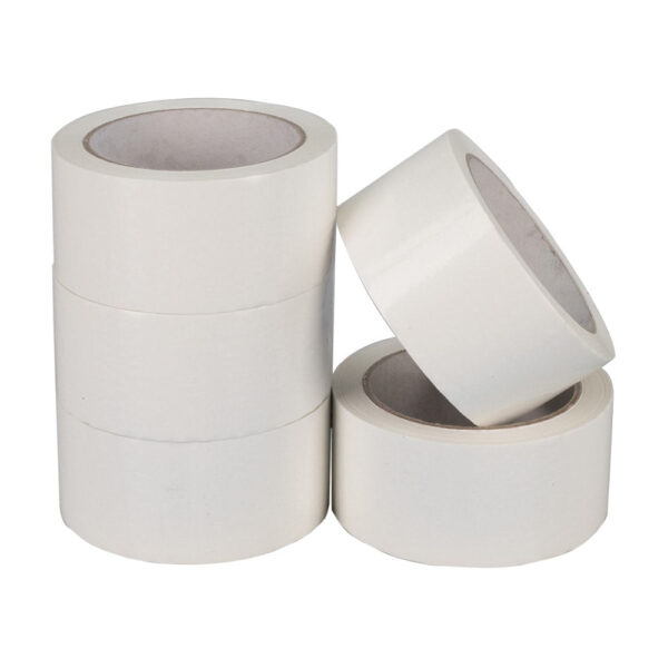 Pvc tape wit 50 mm x 66 meter | 6 stuks