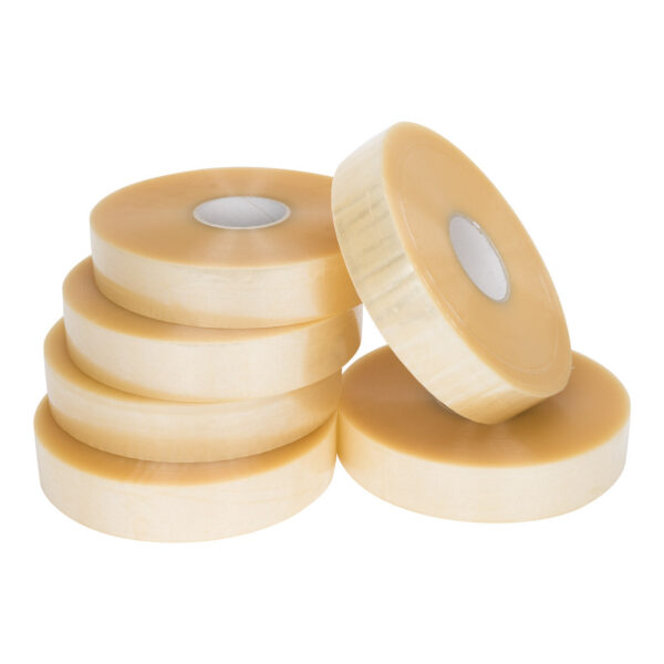 Pp hotmelt tape (nar) 28 micron 75 mm x 990 meter transparant